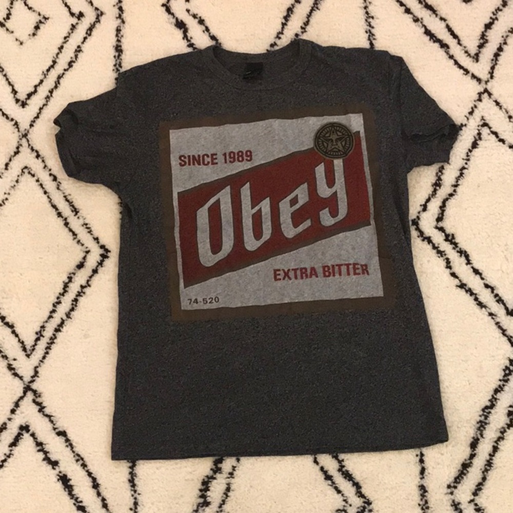 Obey beer shirt